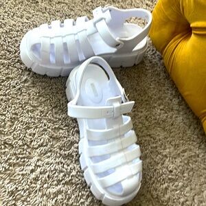 White Sandals